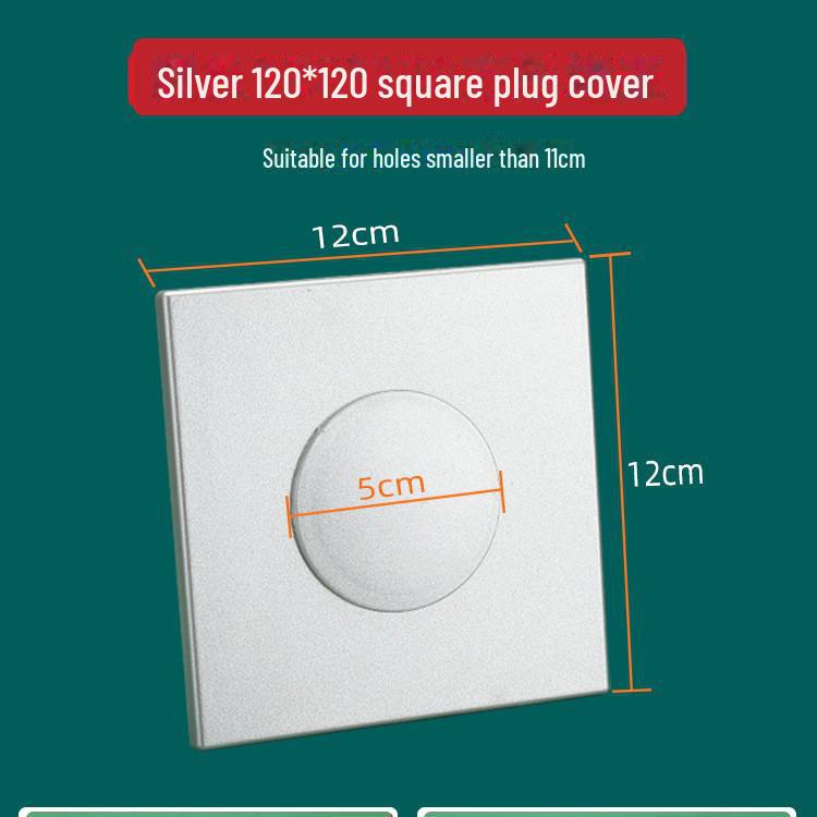 «Декоративная заглушка для отверстий в стене для труб кондиционера и крана»