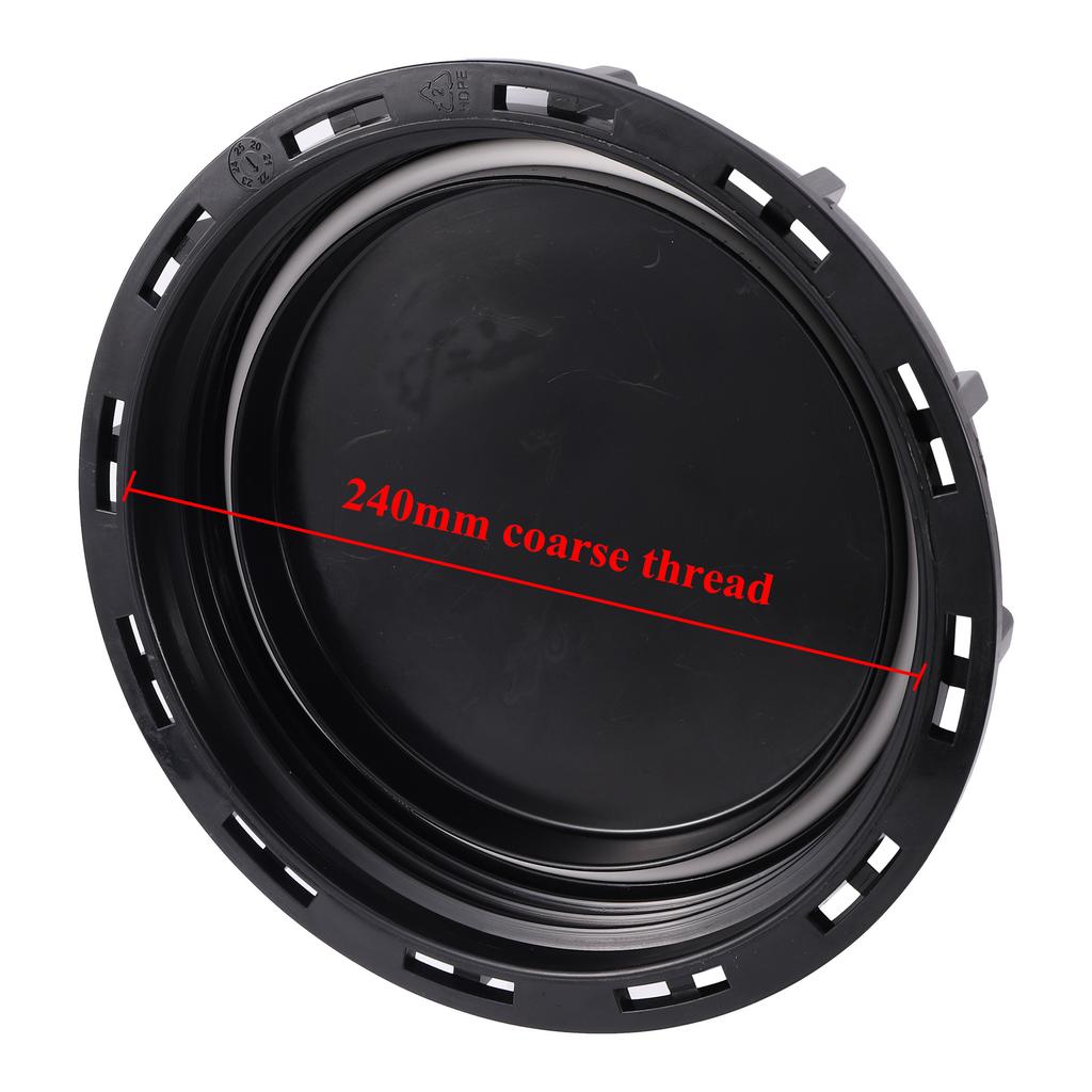 Крышка бака IBC, крышка тонны ствола, S60, 100 мм, 163 мм, 240 мм, грубая резьба, резервуар для воды, дыхательная крышка с двойным отверстием, 1000 л, пыленепроницаемая крышка бака