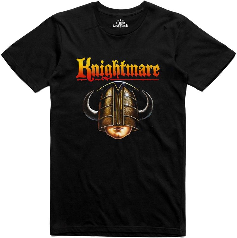 Knightmare TV Show Unisex T-Shirt David Rowe Helmet of Justice Logo Officially Licensed