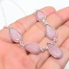 Pink Monalisa Gemstone Handmade 925 Sterling Silver Jewelry Necklace 18" GK-7286