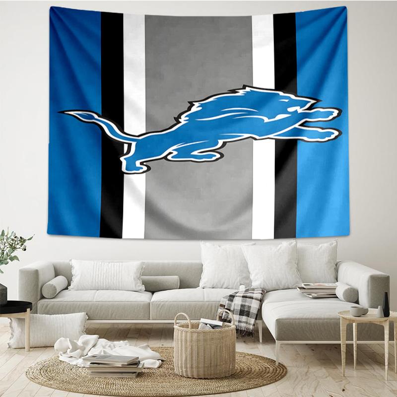 Detroit Team Spirit Quick-Dry Tapestry Hanging for Bedroom,Livingroom, Playroom,Decor Art Room Wall Tapestry Holiday and Birthday Gifts