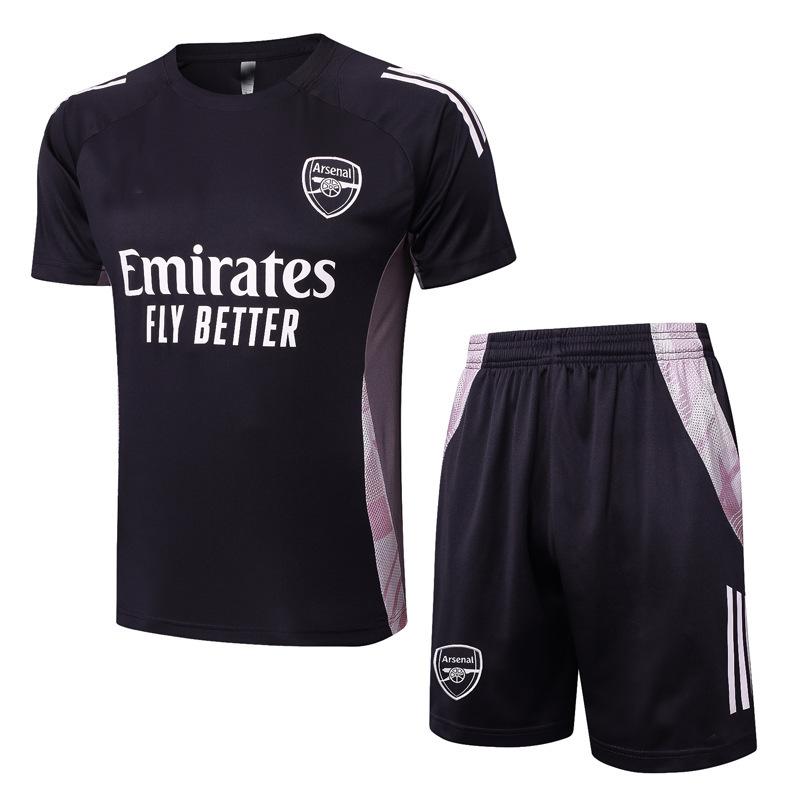 Football Training Jersey 2425 Riyadh Chelsea Barcelona Paris Real Madrid Arsenal Jersey Short-Sleeved Set