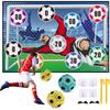 Soccer Ball Game Mat Set, Soccer Ball Indoor Target Toss Party Game, Sports Toys and Gift for Kids Boys Girls and Family (Toy Soccer Ball)