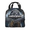 Insulated Lunch Bag Fallen Kingdom Jurassic World Accessories Horror Dinosaur Lunch Food Box New Thermal Cooler Bento Box
