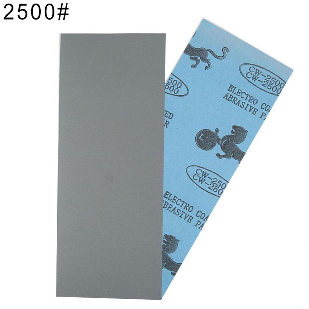 Wet Dry Sandpaper Sheets 400/600/800/1000/1200/1500/2000/2500# Polish