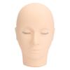 Голова манекена для наращивания ресниц, 3 слоя ресниц, макияж, красота, силиконовая практическая учебная кукольная голова