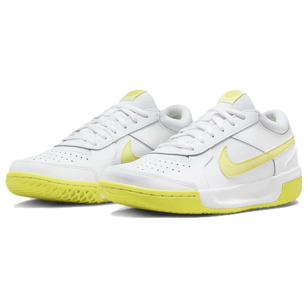 Nike Court Zoom Lite 3 White High Voltage Women Sneakers Luminous-Green DV3279-104