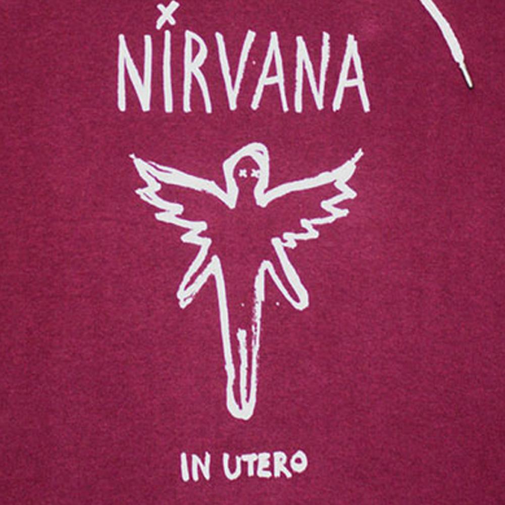 Nirvana Унисекс Взрослый In Utero Outline Пуловер Толстовка