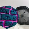 1pc Neon Brick Wall Pattern Umbrella with Plastic Handle,Suitable for All Seasons Home Travel Outdoor UmbrellaDD168