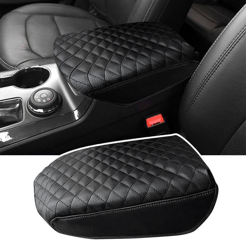 Center Console Armrest Cushion Leather Car Arm Rest Box Cover Pad for Ford Explorer 2011 2012 2013 2014 2015 2016 2017