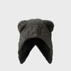 Fashion Cute Bear Ear Knitted Hat Autumn Winter Warm Couple Wool Hat High Quality Outdoor Cold Cap Cycling Cap Nice Gift