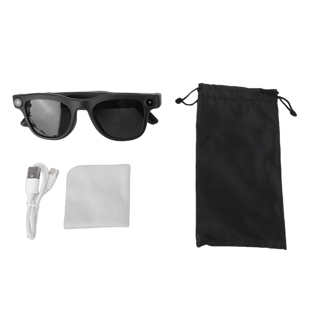 Smart AI Glasses 8MP HD 1080P Real Time Translation Glasses Music Playback Bluetooth Calling Blue Light Protection