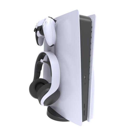 Стойка для хранения игровых наушников, органайзер для контроллера, прочная, несущая компактная складная конструкция, держатель для хранения для PS5/PS5 Slim