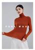 2025 Women's Turtleneck 100% Wool Slimming Knit Sweater - Autumn/Winter Long Sleeve Base Layer