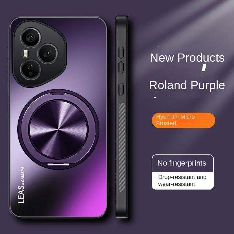 Для Huawei Honor 400 Pro Чехол Твердый Матовый с Кольцом-Подставкой Магнитный Защитный Чехол-Накладка Для Телефона Honor 400 Lite 400Pro