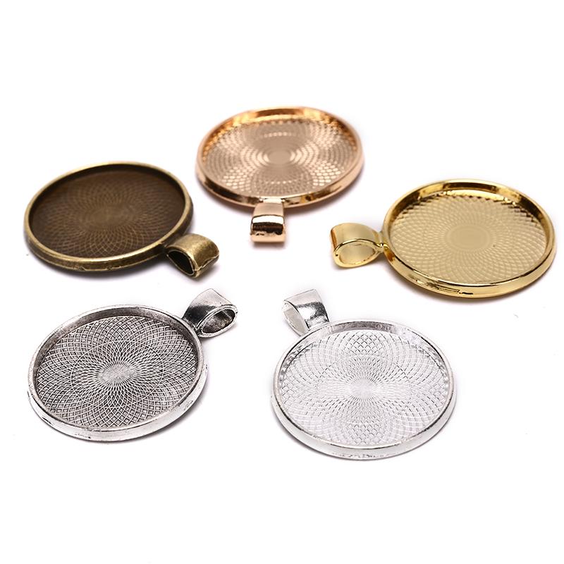 10 шт. Подвеска из сплава Заготовка Основа Лоток Стеклянные кабошоны Сделай сам Ремесло Изготовление ювелирных изделий