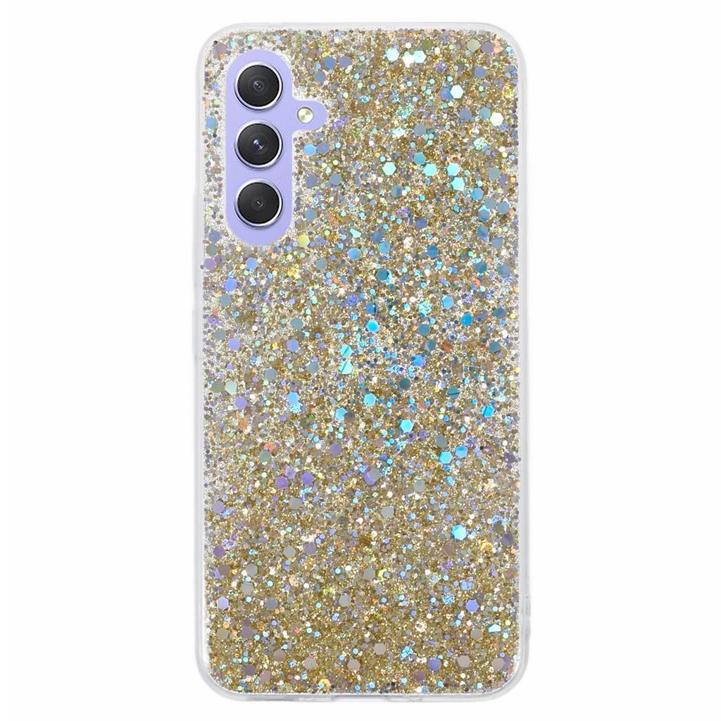 For Samsung Galaxy A35 5G Case Glittery Scratch-proof TPU Phone Shell