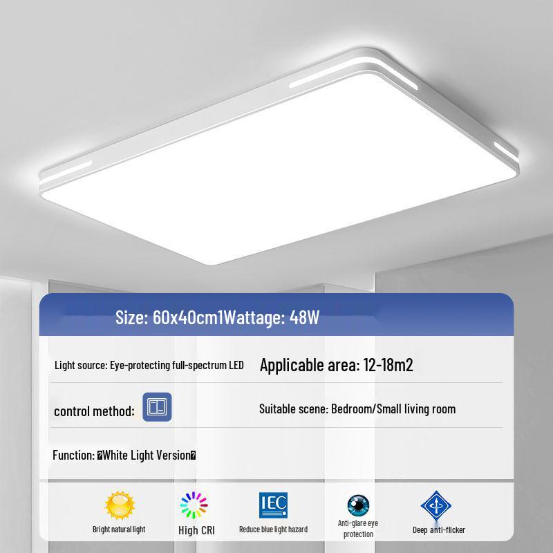 Светодиодный потолочный светильник: Ультратонкое, современное круглое освещение для гостиной, спальни, столовой и кабинета