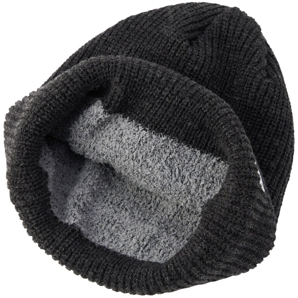 Mizuno Вязаная шапка Breath Thermo с логотипом Черный Размер F Нашивка, Материал с тепловыделяющим эффектом, B2JWC500, Унисекс, Меланж,