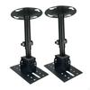 Speaker Bracket Stand Ceiling Mount Universal Bar, Hotel Rotatable Heavy Duty Steel