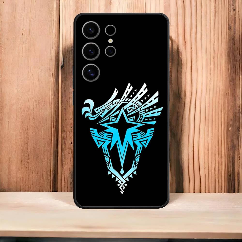Игровой Чехол M-Monster H-Hunter Для Samsung Galaxy Чехол S25 S23 S22 S21 S30 S20 S10 Ultra Plus FE Мягкое ТПУ Покрытие