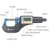 Neoteck Digital Micrometer Thickness Measuring Instrument 0-25mm LCD display
