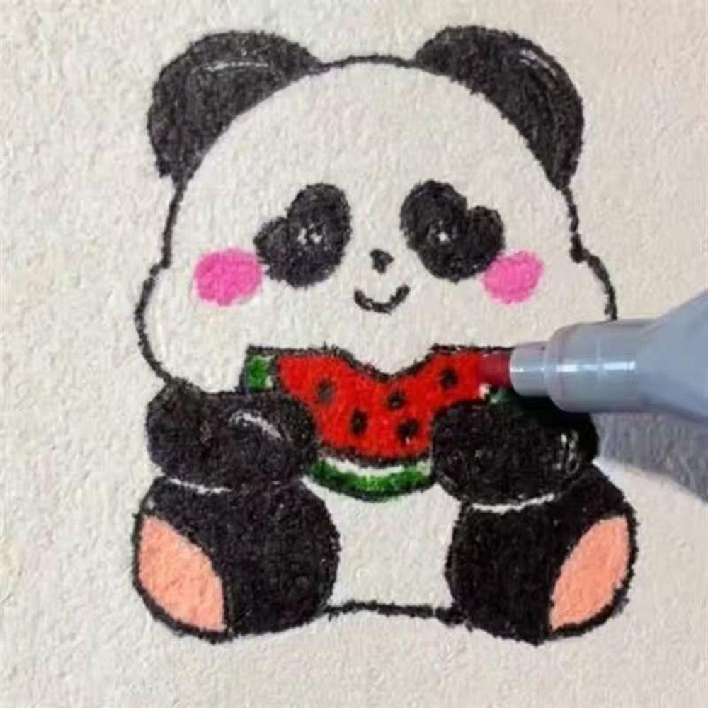 Educational Toy Puffy Texture Paper Foam Facial Cleansing Sponge  for Children