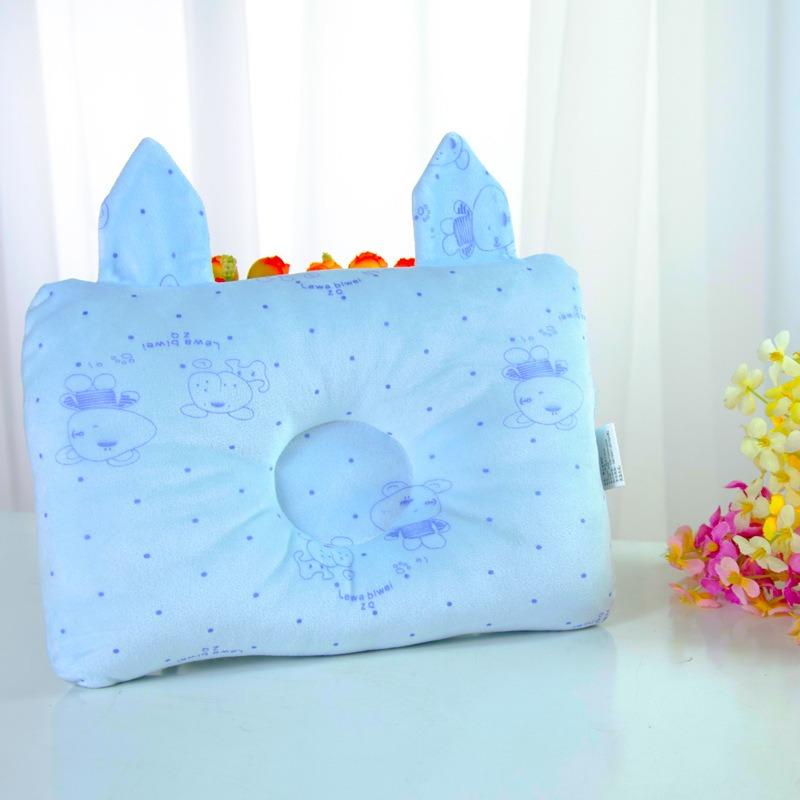 Newborn Baby Baby Pillow Baby Pillow Anti-biased Head Shaping Pillow Pure Cotton Diamond Velvet Pillow