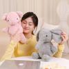Милые мягкие пушистые волосы слонов свинка цыпленок пингвин плюшевая кукла сова чучела мультяшных животных умиротворяющая игрушка подарок