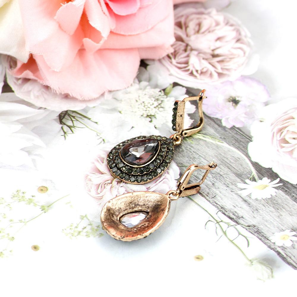 Модные золотые арабские серьги-подвески с подвесками для женщин, серьги со стразами, свадебные украшения, подарок для невесты