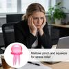 Прозрачная медуза, сжимающаяся игрушка с блестками, для снятия стресса, сенсорная игрушка-медуза, антистрессовый шарик, прозрачная игрушка-фиджет в виде морского животного