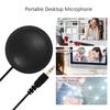 Desktop Omni directional Microphone with 3.5mm Jack for Desktop Computer Recorder Pen Portable High Sensitivity Mic
