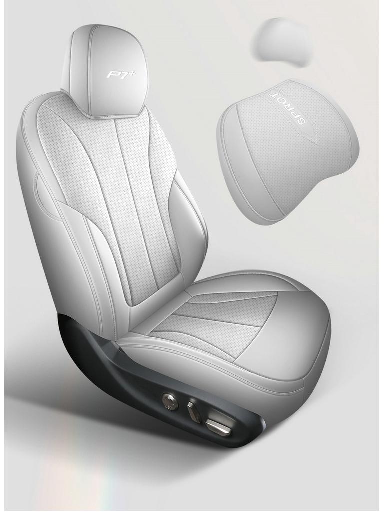 XPeng P7+ Seat Cushions & Covers: Fits Five Seats, All-Season.
