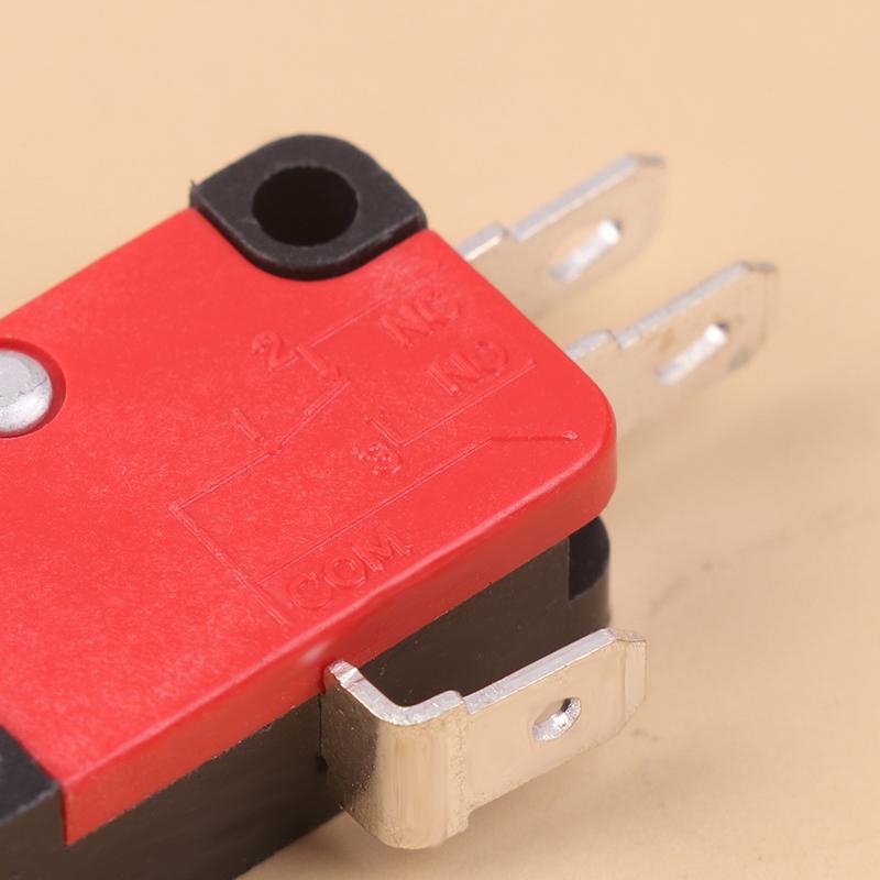 10 шт. Микропереключатель V-15-1C25 Серебряный контакт V-15-1C25 Контактный переключатель для микроволновой печи Медный контакт Тактовый переключатель Концевой микропереключатель