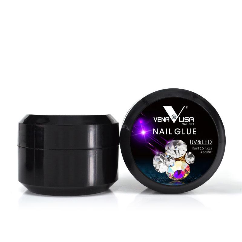 Venalisa 15 мл УФ-светодиодный клей для ногтей Алмазный липкий гель для украшения ногтей клей-карандаш гель для дизайна ногтей прозрачный цвет