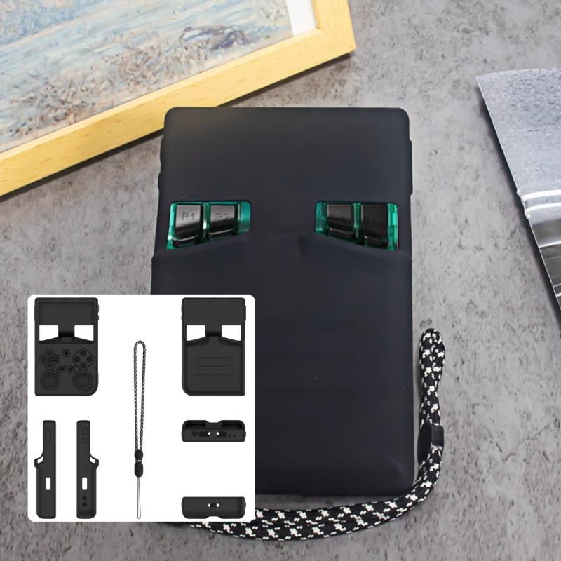Gamepad Cover Silicone Case Scratchproof Housing Handheld Game Console Shell for RG35XX Protector Case Soft Sleeve