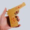 Бамбуковый игрушечный пистолет: Деревянный подарок в стиле Гази, классика 90-х, ностальгический, для детей