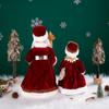 30/40cm Santa Claus Decoration Christmas Tree Ornaments Santa Claus Doll Grandpa and Grandma New Year Home Decoration Happy NewYear