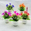 Faux Lily Flower With Durable Plastic Material For Desk Decoration And Gift Item
