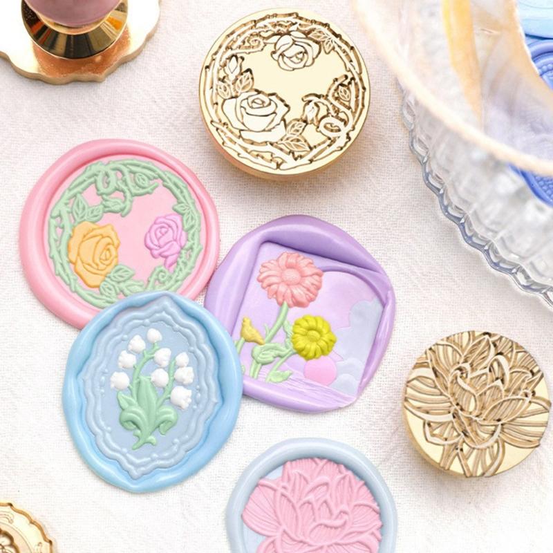 Печать воска в виде цветка своими руками. Печать воска в виде цветка лилии для украшения конвертов