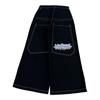 RogueWave Hip Hop Y2k New Color Wexwear Вышитые мешковатые джинсы Уличные джинсы Мужские Женские Широкие Брюки С Высокой Талией Harajuku Черные Брюки