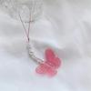 Rope Phone Lanyard Luminous Butterfly Pendant Mobile Phone Straps Wrist Hand Lanyard Hand Strap