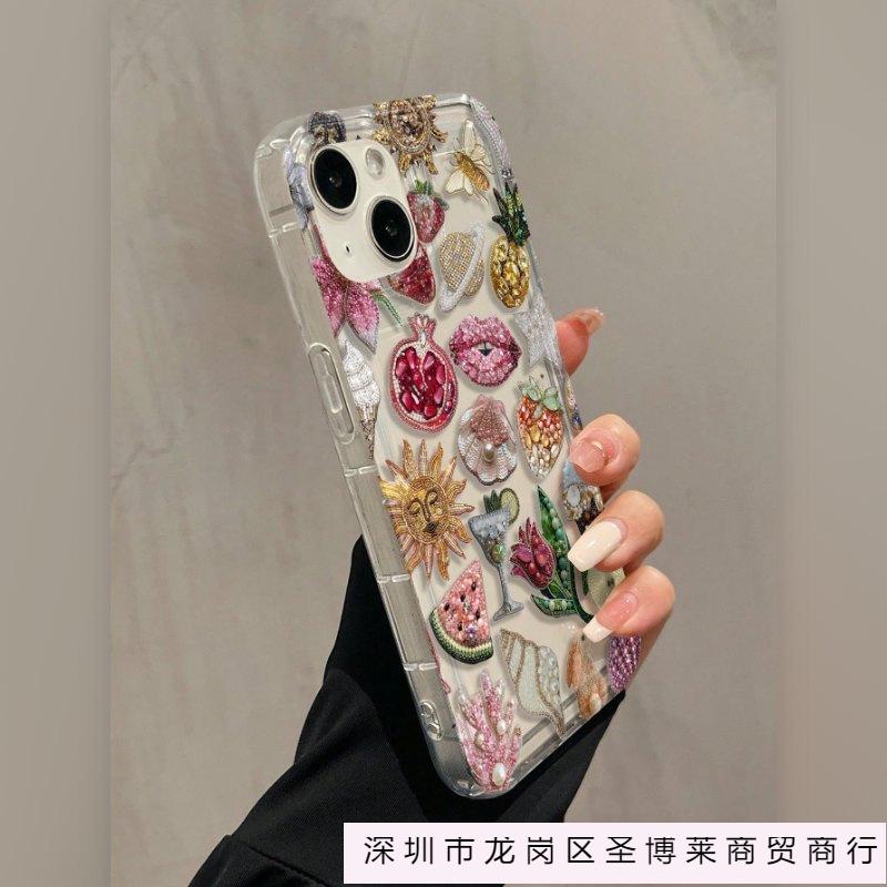 Рыба Солнечный Алмаз подходит для чехла на мобильный телефон Apple 16promax iPhone15/14 новый 11 веселый 12Pro