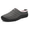 Indoor Outdoor Winter Slippers Men Waterproof Velvet Plush Room Slippers Women Fashion Warm Bedroom Slides For Cold Weather