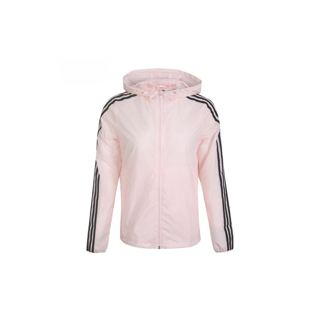 adidas Куртки Женские Розовые С Капюшоном Средней Длины Другие GF0144