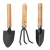PAVIKE Mini Garden Tool Set Hand Mini Garden and Gardening Stainless Steel with Wooden Perfect for Flower Transplanting and Perfect for Indoor and