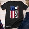 Футболка с флагом регби США Потертая футболка для регби Подарок Унисекс футболка