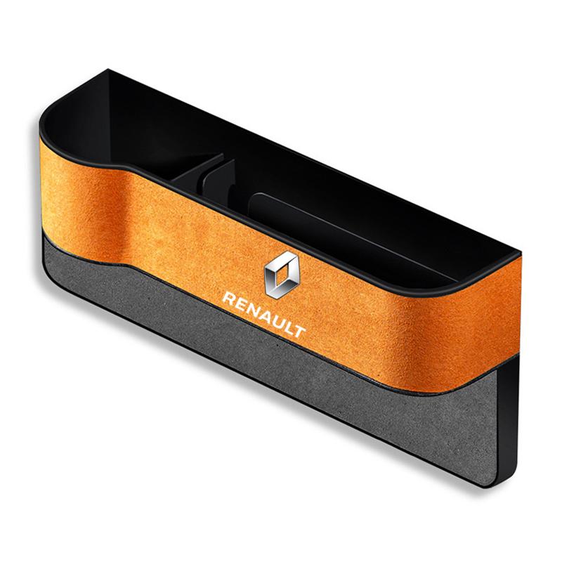 For Renault 2026 New Hub Caps Car Sticker Multifunction Car Seat Gap Storage Box Bag Organizer For Renault Megane 2 3 Clio Sceni