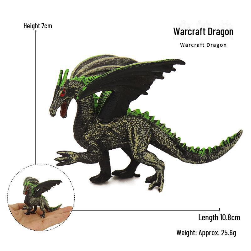 Cross-Border Fantasy Dragon Models: Fire Eagle, Ice-Breaker, Magma Dragon, Wolf Dragon, and Western Flying Dragon Ornaments