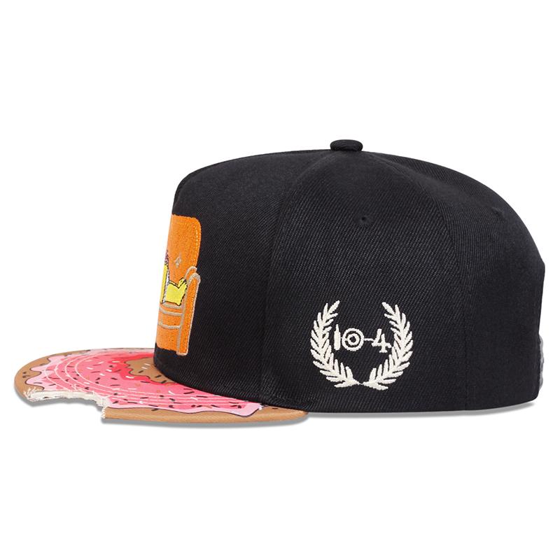 Мужская кепка-snapback с мультяшной вышивкой, спортивная кепка для активного отдыха, баскетбольная кепка, регулируемая, модная, персонализированная, с плоским козырьком, хип-хоп, бейсболки